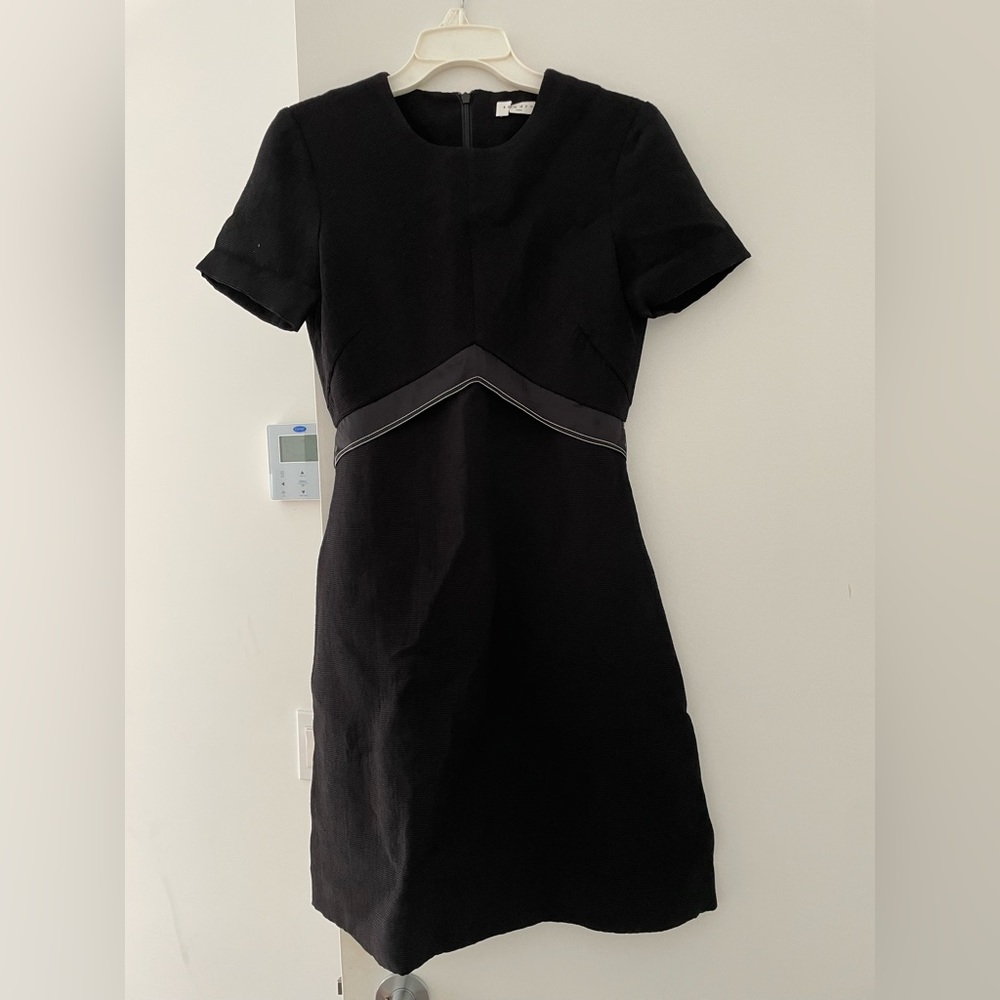 Sandro Black Dress with Tie